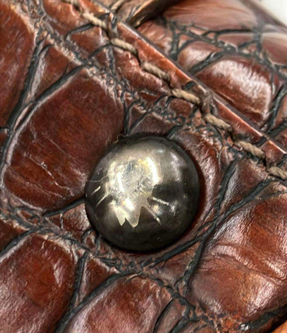 MIUMIU ハンドバッグ クロコ型押し レディース ミュウミュウ