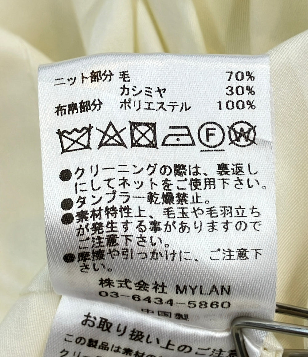 MYLAN Wool Cashmere Hem Balloon Knit 長袖ニット レディース SIZE F (M) マイラン
