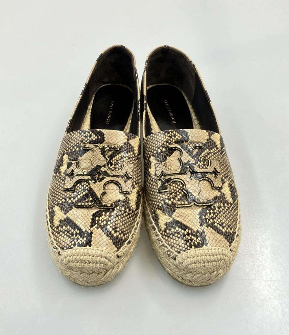 Tory Burch スリッポン エスパドリーユ パイソン柄 レディース SIZE 8 M (25cm) トリーバーチ