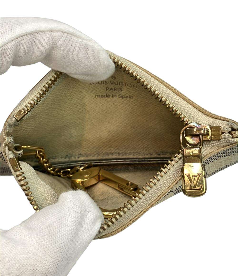 LOUIS VUITTON コインケース キーリング付き ダミエアズール ポシェットクレ N62659 メンズ レディース ルイ・ヴィトン