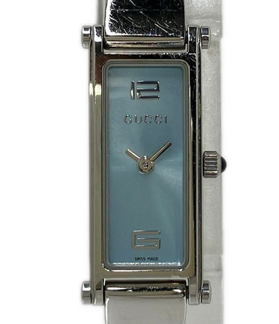 GUCCI 腕時計 クオーツ 水色 1500L レディース グッチ