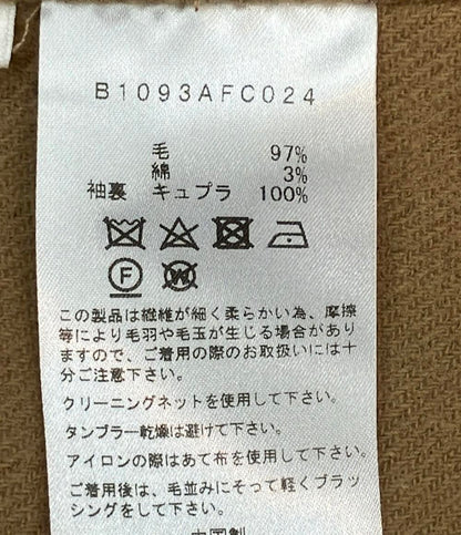 プルミエ アロンディスモン ノーカラーコート レディース SIZE 38 (S) 1er Arrondissement