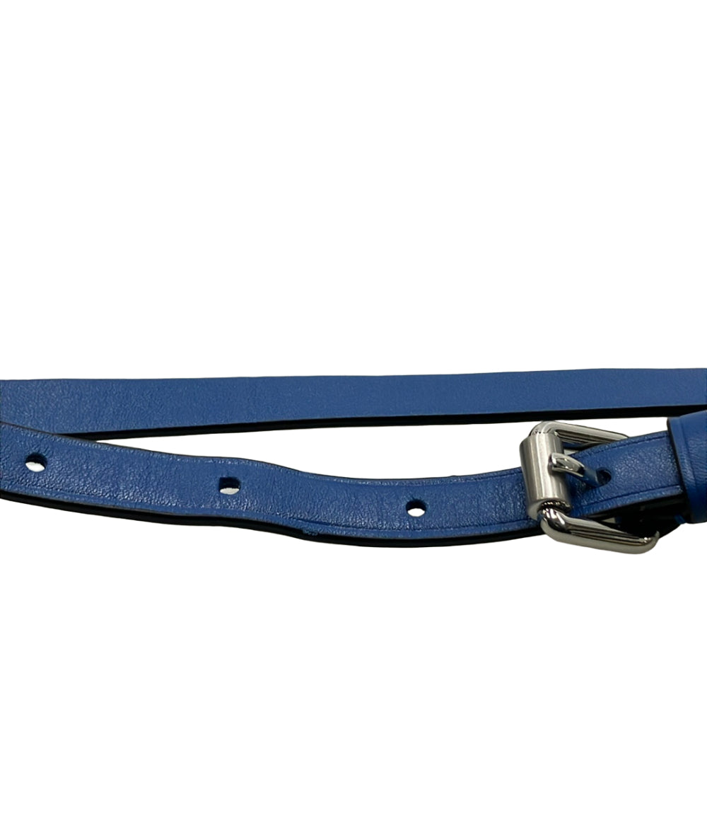 美品 Calvin klein ショルダーバッグ 斜め掛け ミニパッチバケットバッグ ワッペン レディース カルバンクライン
