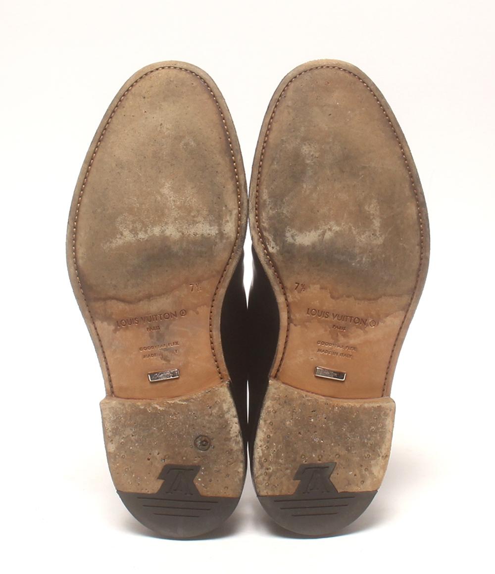 ルイ・ヴィトン ダービーシューズ ドレスシューズ フレックスライン モノグラム DI0261 メンズ SIZE 7 1/2 LOUIS VUITTON