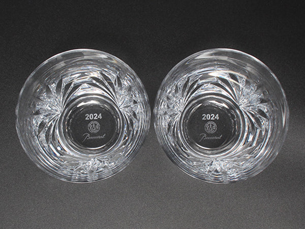 美品 Baccarat イヤータンブラー グラス 2点セット ペア 2024 ルテシア バカラ