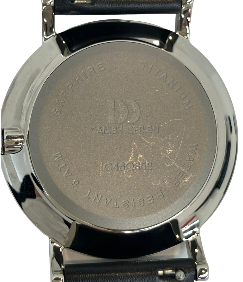 美品 DANISH DESIGN 腕時計 クオーツ グリーン IQ45Q858 メンズ ダニッシュデザイン