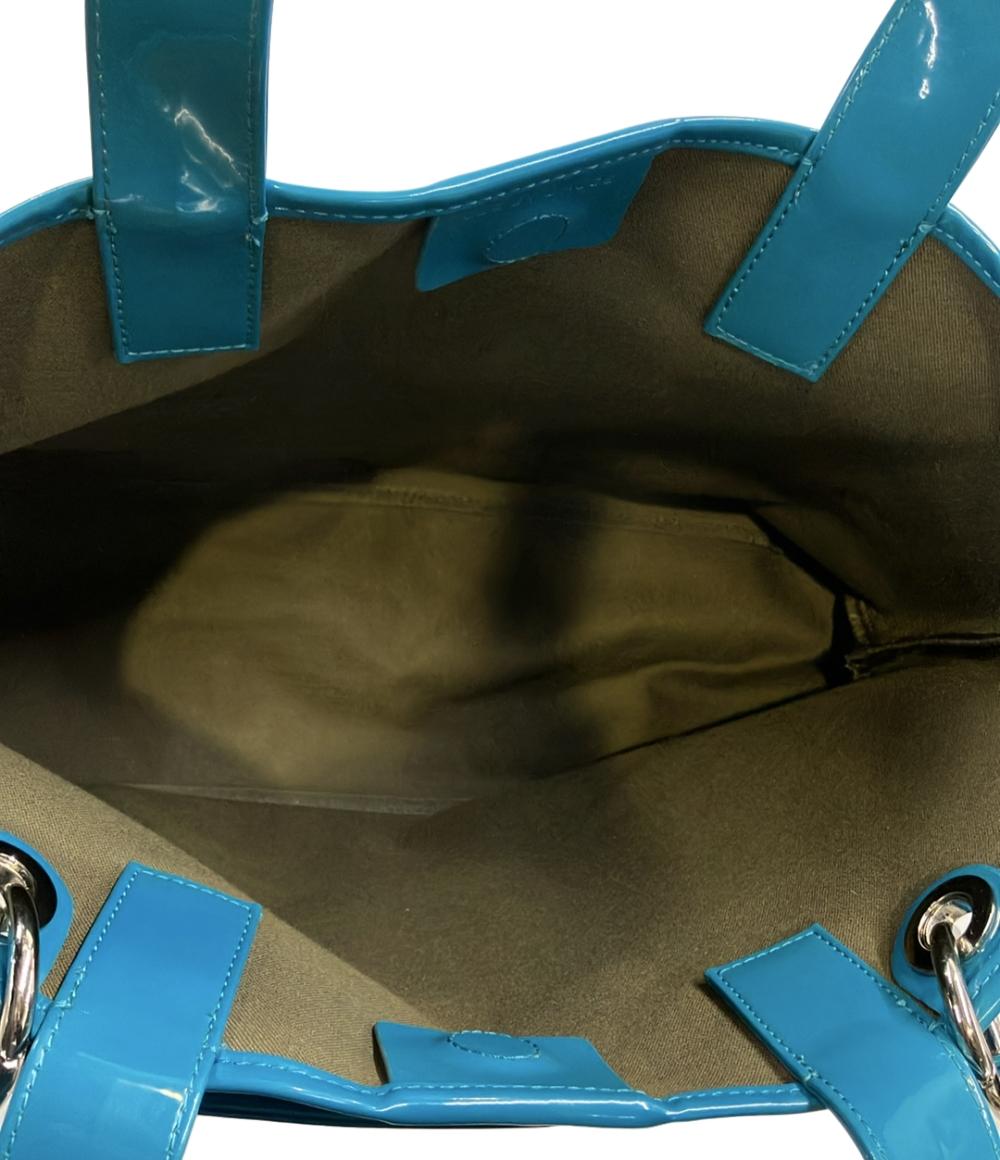 SEE BY CHLOE トートバッグ ショルダーバッグ 肩掛け エナメル ターコイズ レディース シーバイクロエ