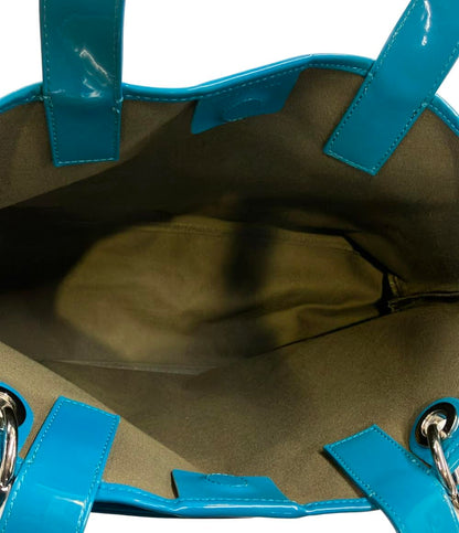 SEE BY CHLOE トートバッグ ショルダーバッグ 肩掛け エナメル ターコイズ レディース シーバイクロエ