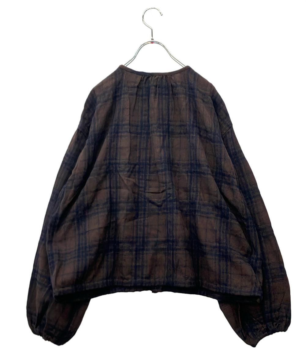 kagure URBAN RESEARCH M 長袖シャツ ブラウス シャドーチェックドロストカーディガン GAA7-23S013 レディース SIZE Free (M) かぐれ