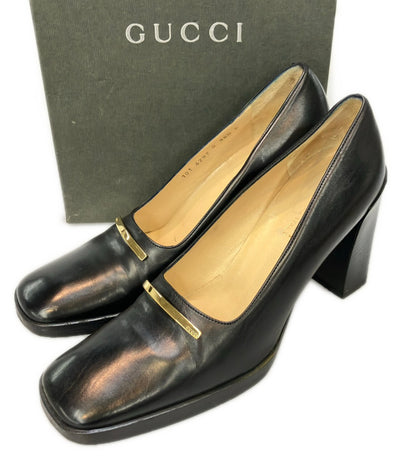GUCCI チャンキーヒールパンプス レディース SIZE 36 1/2 (23.5cm) グッチ