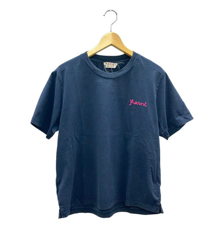 マルニ クルーネックワンポイントロゴ半袖Tシャツ メンズ SIZE 48 MARNI