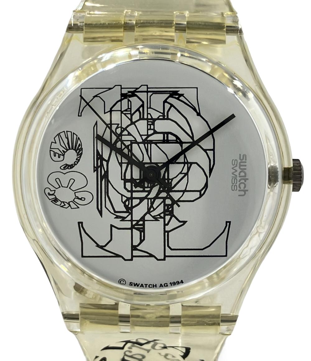 スウォッチ 腕時計 クオーツ ホワイト ユニセックス Swatch