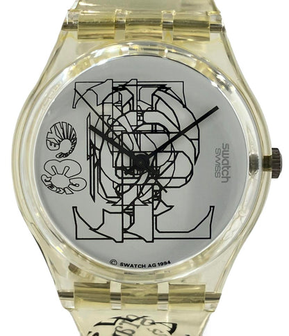 スウォッチ 腕時計 クオーツ ホワイト ユニセックス Swatch