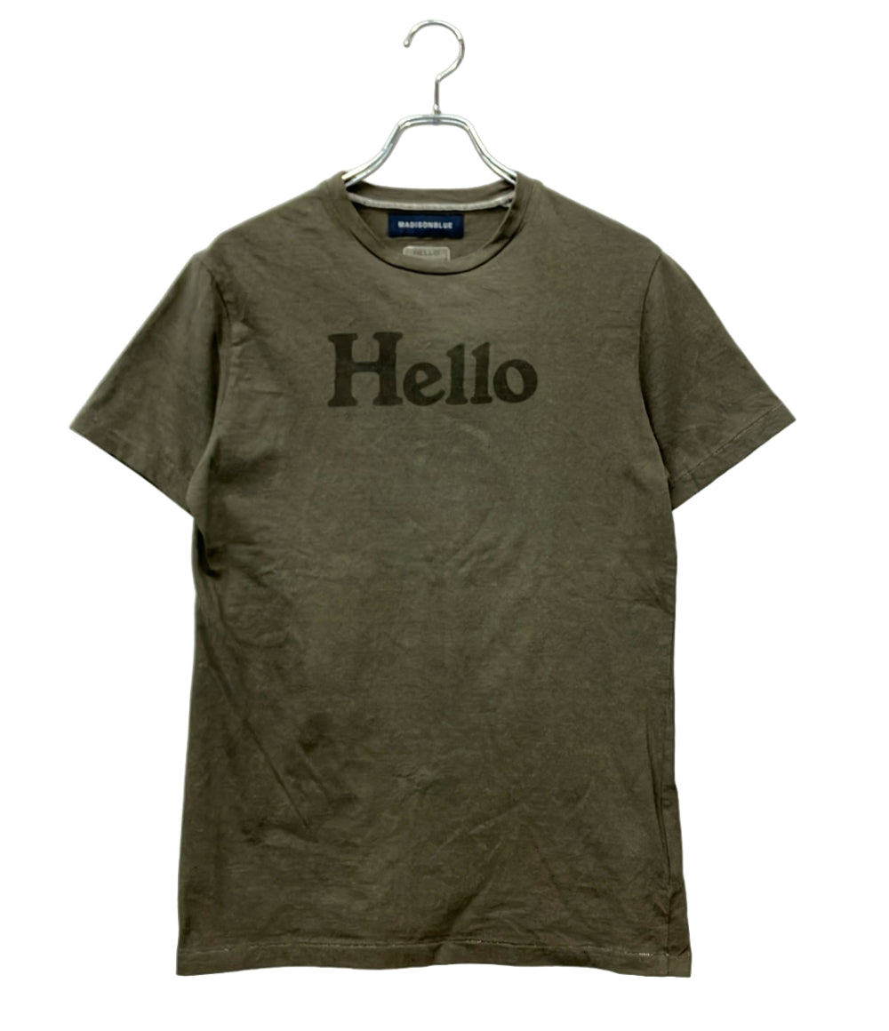 MADISONBLUE 半袖Tシャツ Hello MB999-7101 メンズ SIZE 1 (S) マディソンブルー