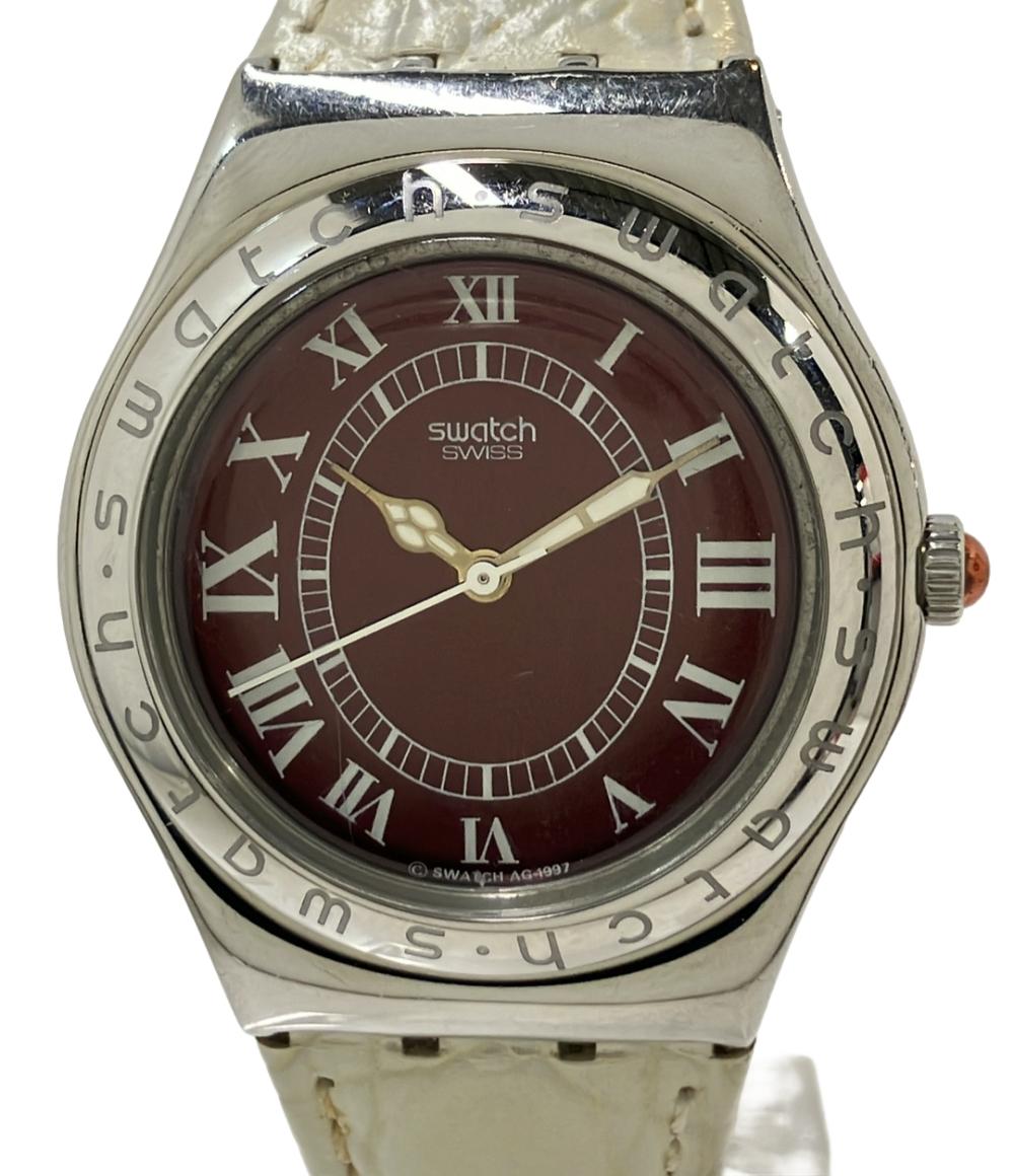 スウォッチ 腕時計 IRONY クオーツ レッド レディース Swatch
