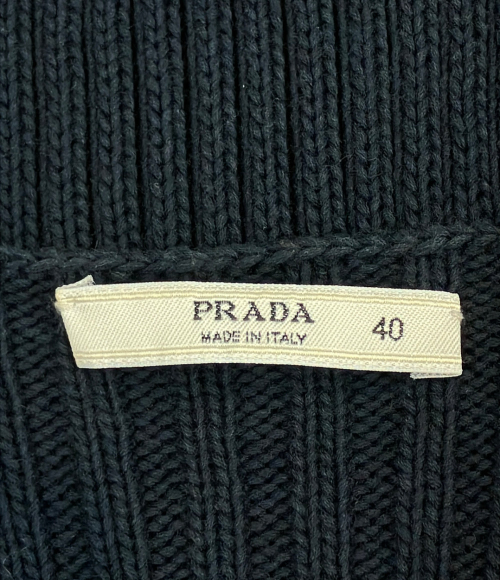 PRADA 半袖 ニットワンピース レディース SIZE 40 (S) プラダ
