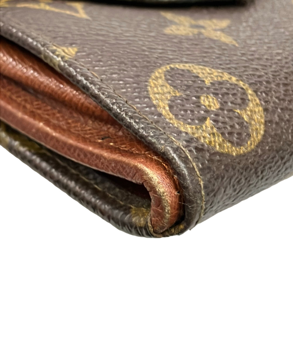 LOUIS VUITTON 三つ折り財布 Wホック ポルトモネ ビエ カルトクレディ
