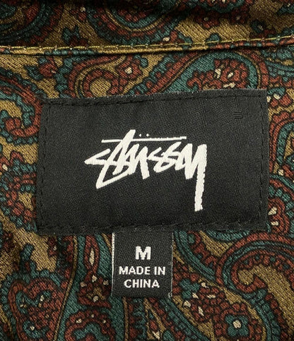 美品 ステューシー 半袖シャツ ペイズリー柄 メンズ SIZE M (M) STUSSY