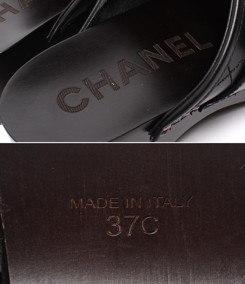 CHANEL サンダル サボ マトラッセ 2025SS G46415 レディース SIZE 37C