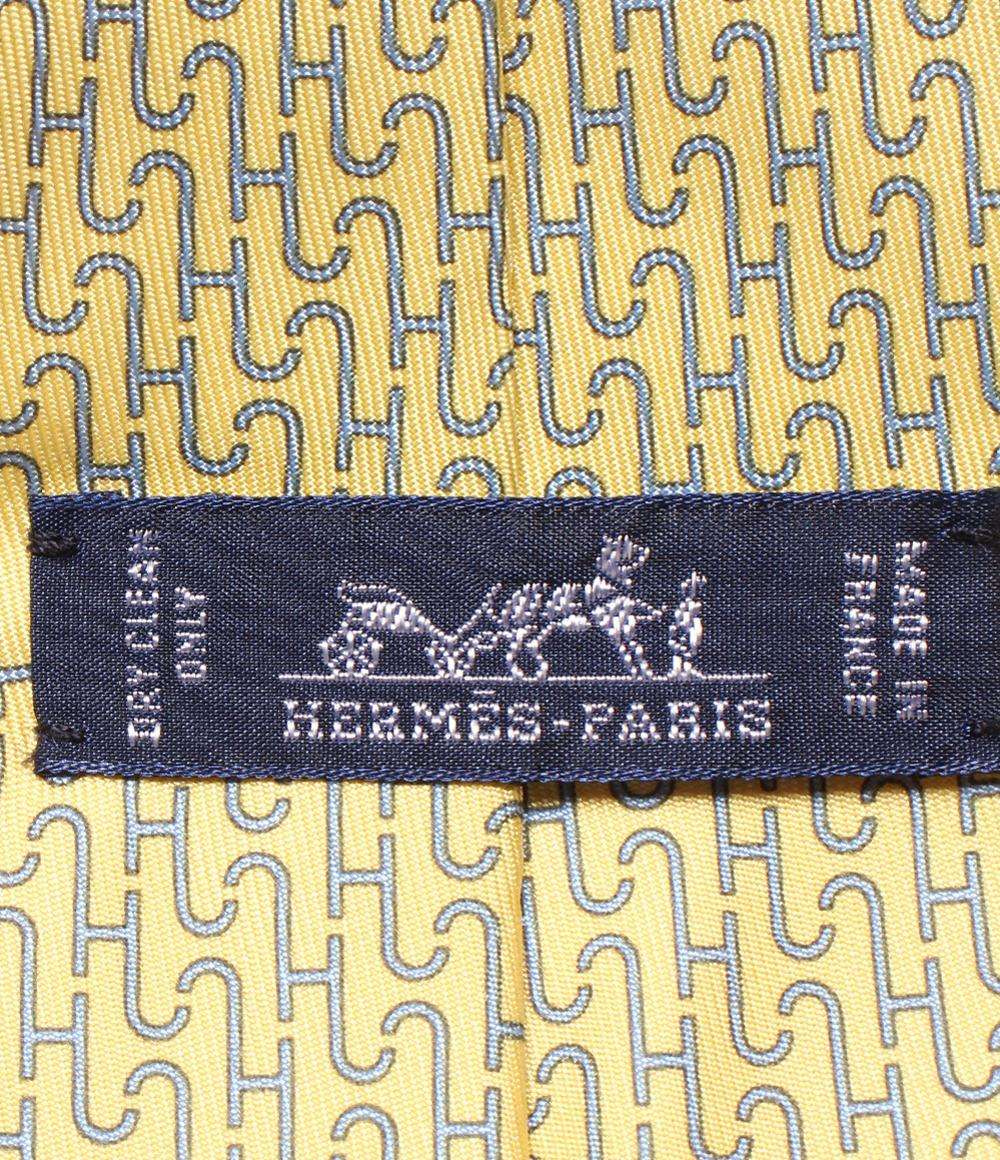 美品 エルメス ネクタイ シルク100％ メンズ HERMES