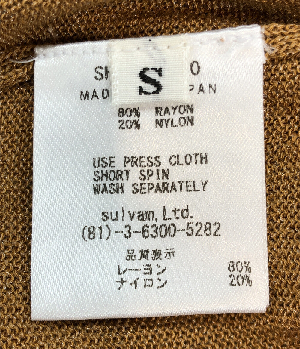 サルバム 美品 Vネックニット     SH-K04-820 レディース SIZE S (S) sulvam