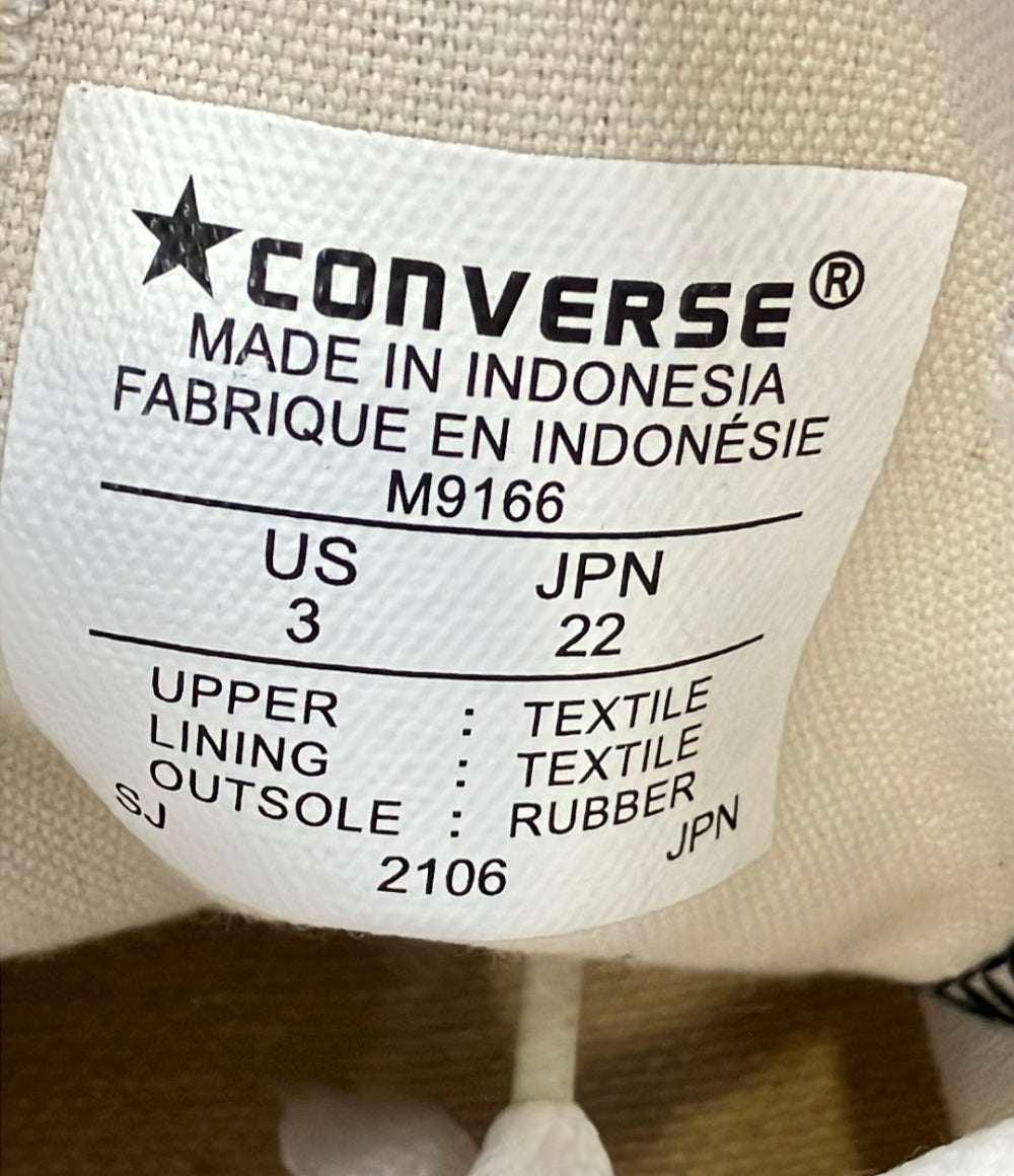 美品 CONVERSE ローカットスニーカー レディース SIZE 22.0 コンバース