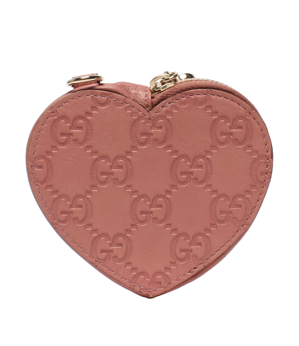 美品 GUCCI コインケース ハート形 152615・4276 レディース グッチ