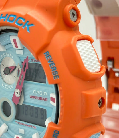 CASIO 腕時計 In4mationコラボ G-SHOCK クオーツ ブルー GAX-100X メンズ カシオ