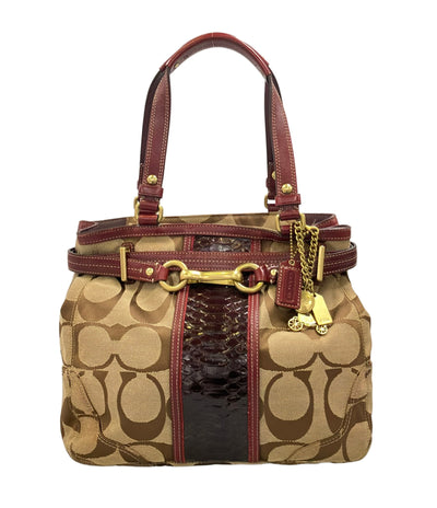 COACH ハンドバッグ トートバッグ ラージシグネチャー 12466 レディース コーチ