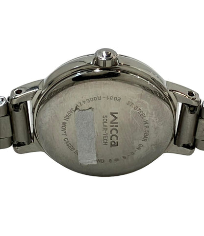 シチズン 腕時計 wicca ウィッカ ソーラー シルバー E031-R005421 レディース CITIZEN