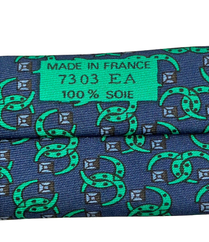 美品 HERMES ネクタイ シルク100% メンズ エルメス