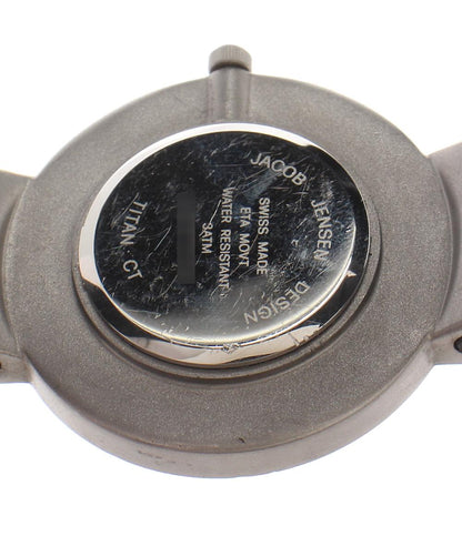 JACOB JENSEN 腕時計 クオーツ ブラック ユニセックス ヤコブイェンセン