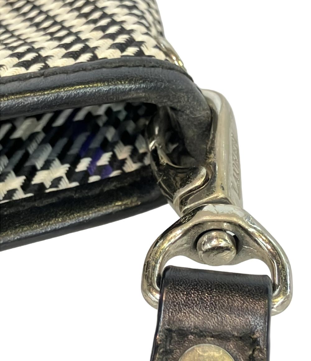 RALPH LAUREN ショルダーバッグ 斜め掛け 千鳥格子柄 ハウンドトゥース