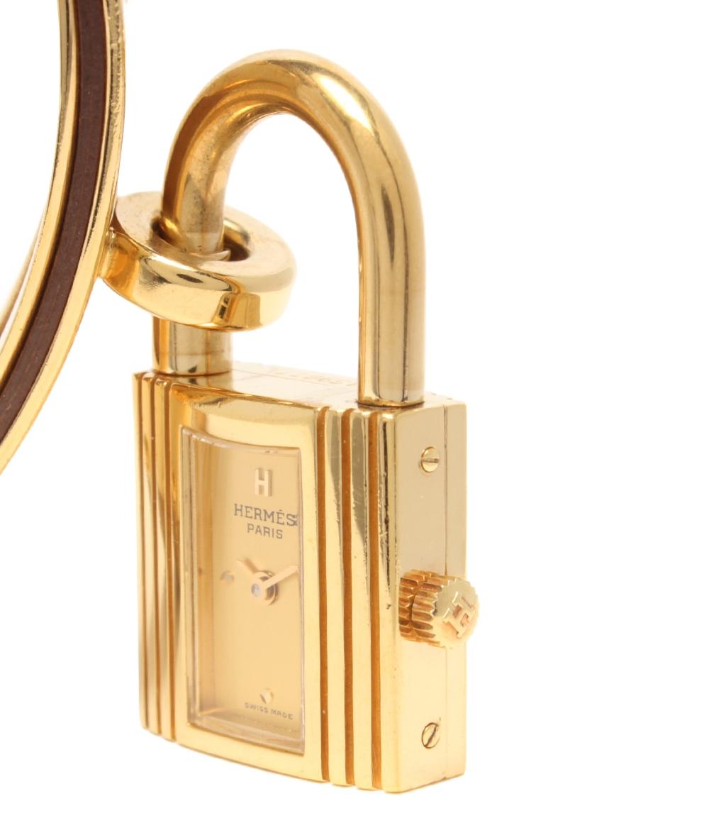 エルメス 腕時計 ケリーウォッチ ○Q刻印 クオーツ ゴールド レディース HERMES