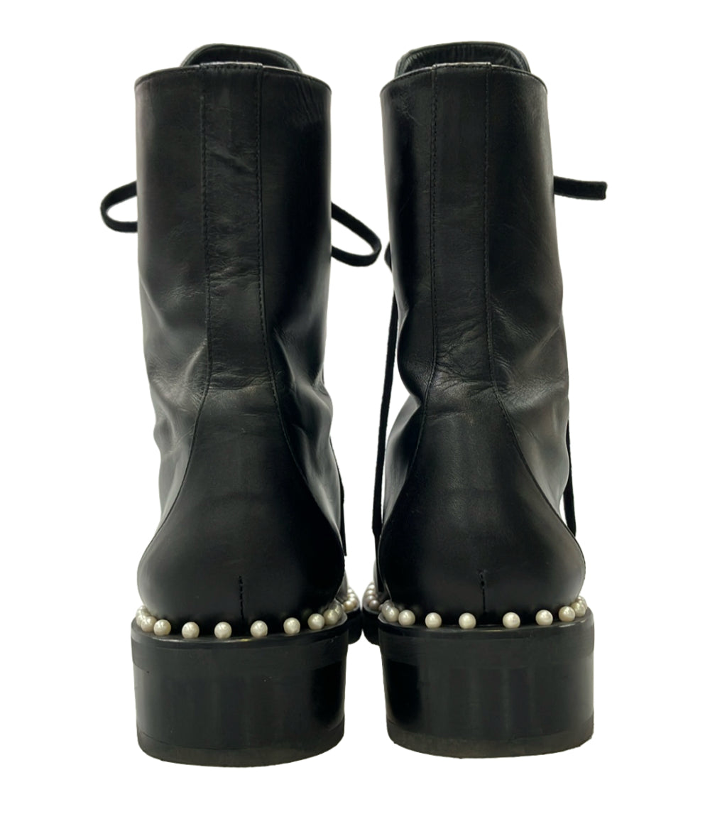 stuart weitzman レースアップショートブーツ 1W 15664 レディース SIZE 7 スチュアート ワイツマン