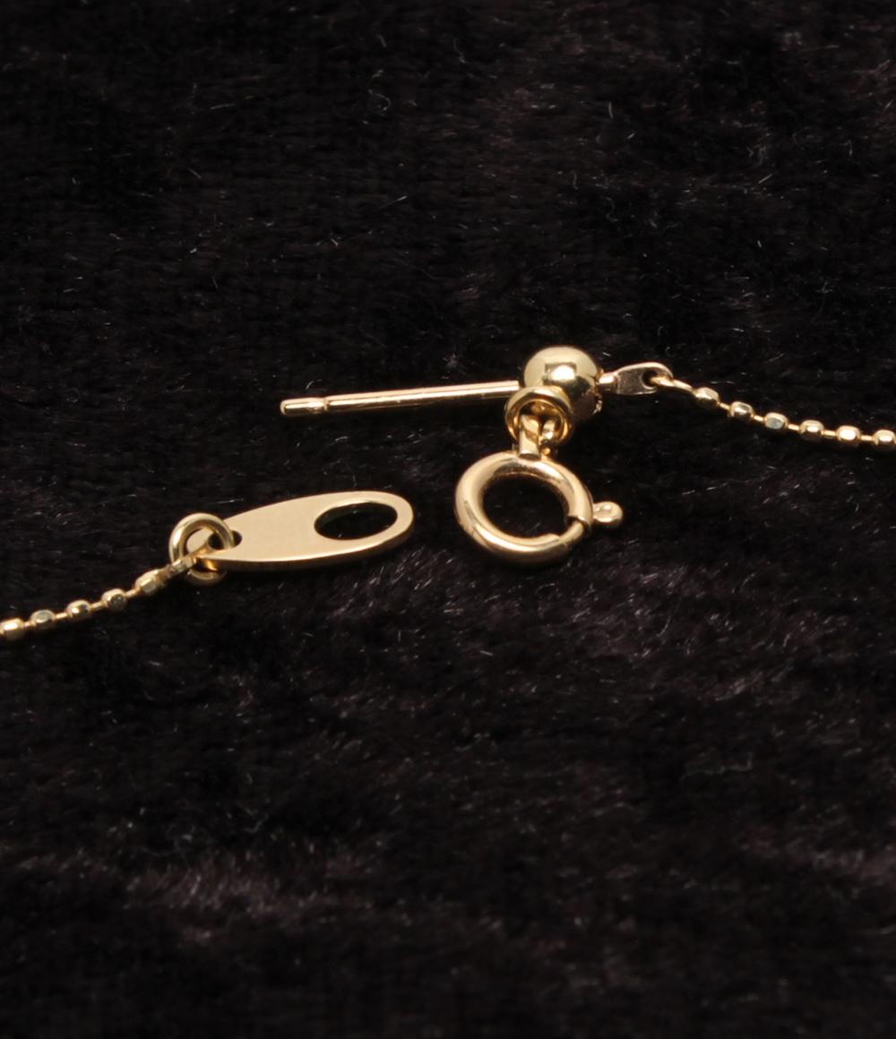 美品 エテ ネックレス K10 ホワイトオパール レディース ete