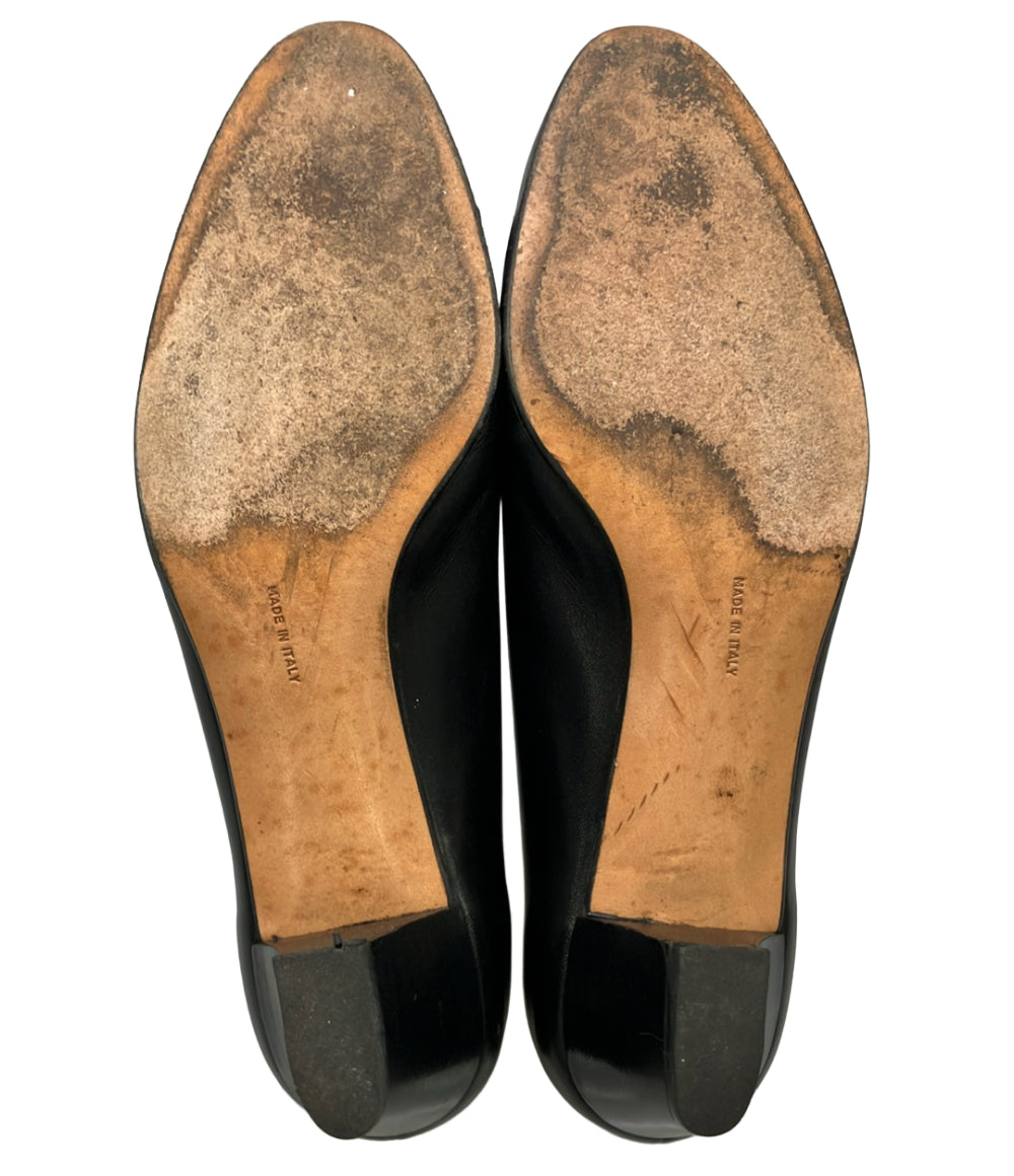 Salvatore Ferragamo ラウンドトゥパンプス DL 50084 249 レディース SIZE 6 サルヴァトーレフェラガモ