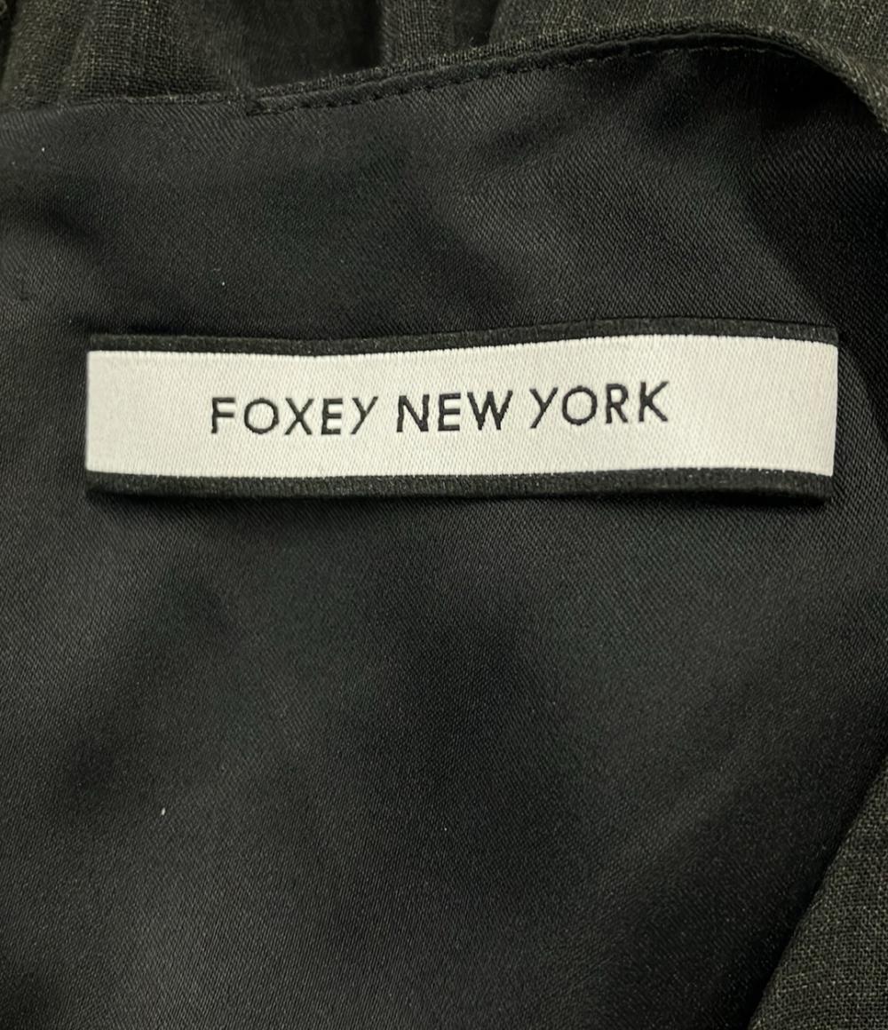 フォクシー ニューヨーク ノースリーブフレアワンピース 38782-NAOFN115T レディース SIZE 38 (S) FOXEY NEW YORK