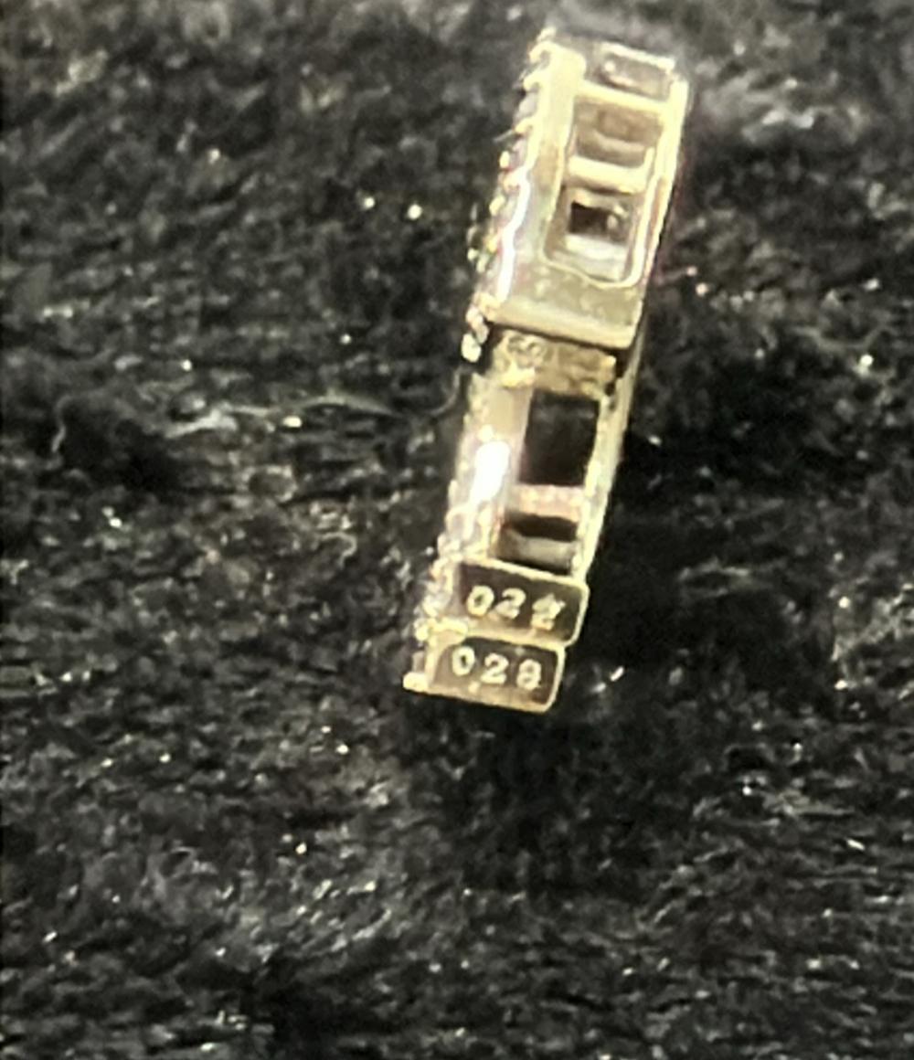 ペンダントトップ ダイヤ0.22ct ブラックダイヤ 0.28ct　ホースシューモチーフ レディース