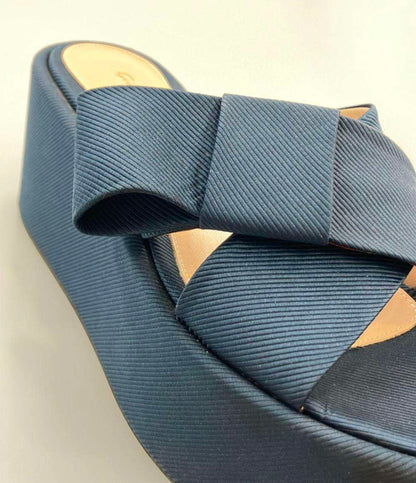 Gianvito Rossi サンダル クロスストラップ 厚底 レディース SIZE 35 1/2 (22.5cm) ジャンヴィトロッシ