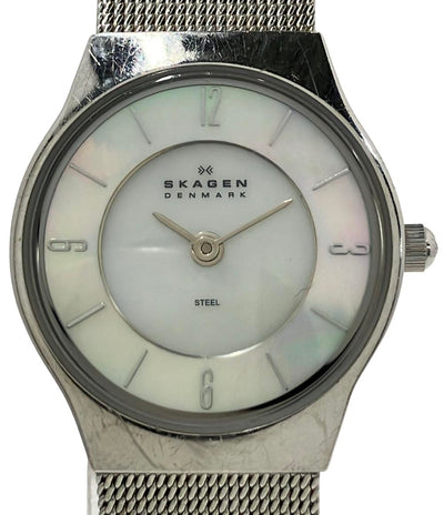 スカーゲン ③-170  602 SKAGEN腕時計 クオーツ シェル 233XSSS レディース