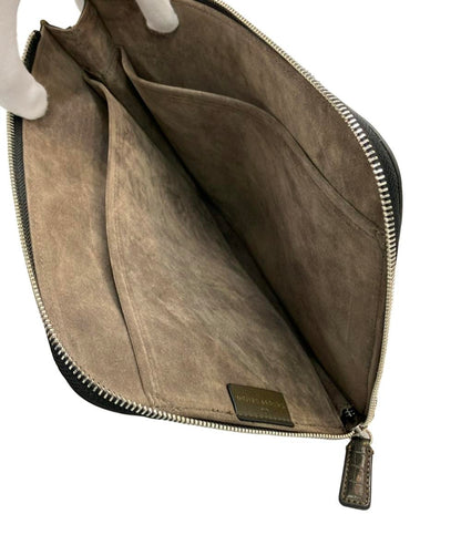 美品 ユナイテッドアローズ クラッチバッグ マイクロファイバー コンビ メンズ UNITED ARROWS