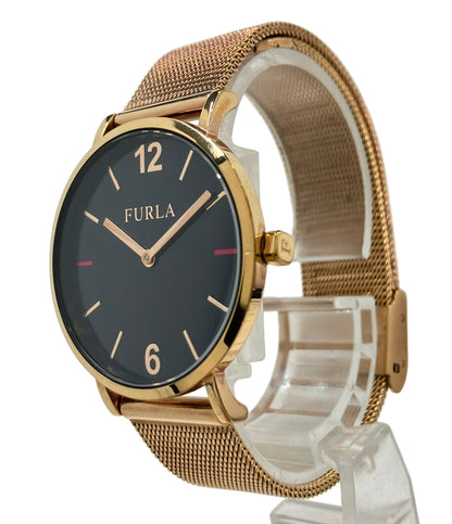 FURLA 腕時計 クオーツ ブラック レディース フルラ