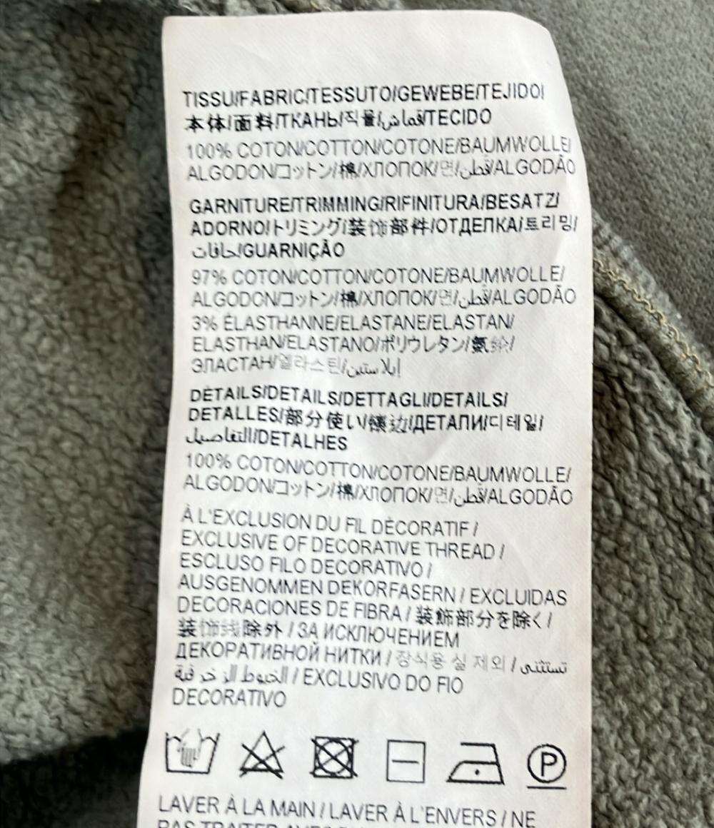 SAINT LAURENT 長袖スウェット グレージュ ショート丈 716525 レディース SIZE S サンローラン