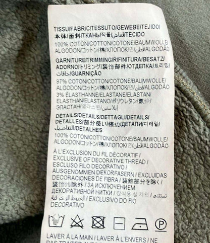 SAINT LAURENT 長袖スウェット グレージュ ショート丈 716525 レディース SIZE S サンローラン