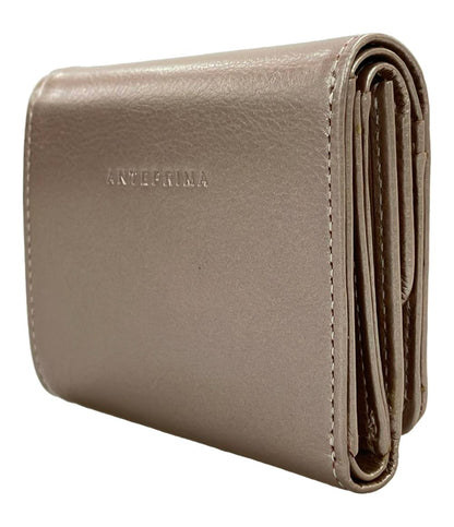 ANTEPRIMA 三つ折り財布 フラワースタッズ レザー レディース アンテプリマ