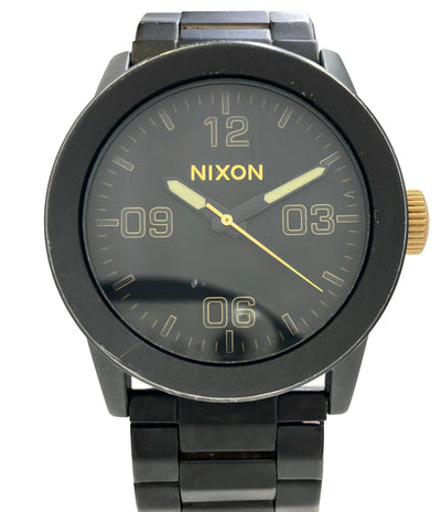 NIXON 腕時計 クオーツ ブラック メンズ ニクソン