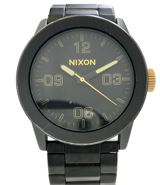 NIXON 腕時計 クオーツ ブラック メンズ ニクソン