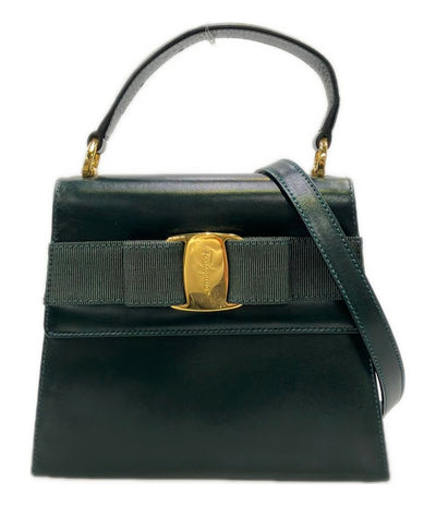 サルヴァトーレフェラガモ 2WAY ハンドバッグ ショルダーバッグ 斜め掛け ヴァラ レディース Salvatore Ferragamo