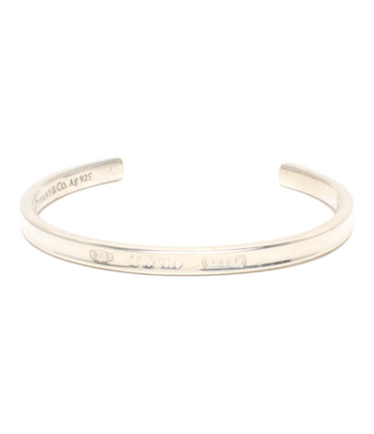 美品 TIFFANY&Co. バングル SV925 1837 ナロー レディース ティファニー